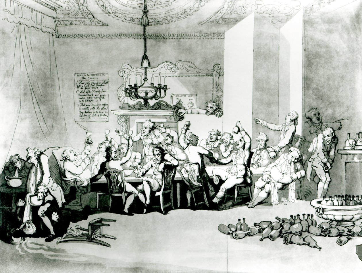 Los brillantes, 1801 de Thomas Rowlandson