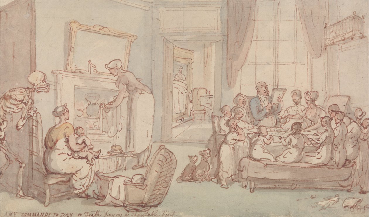 La familia de los niños de Thomas Rowlandson