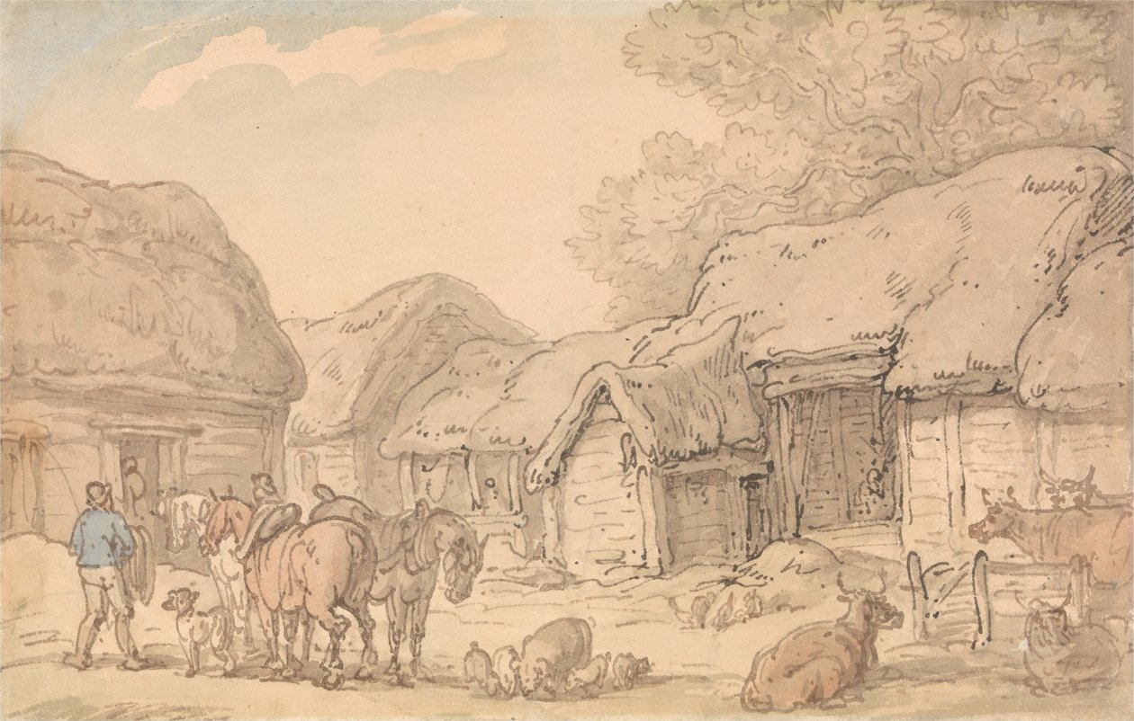 El corral de Thomas Rowlandson