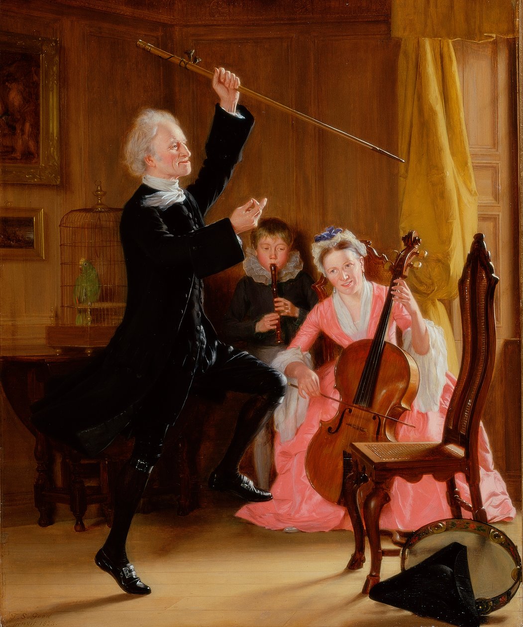 El poder de la música, 1823 de Thomas Sword Good