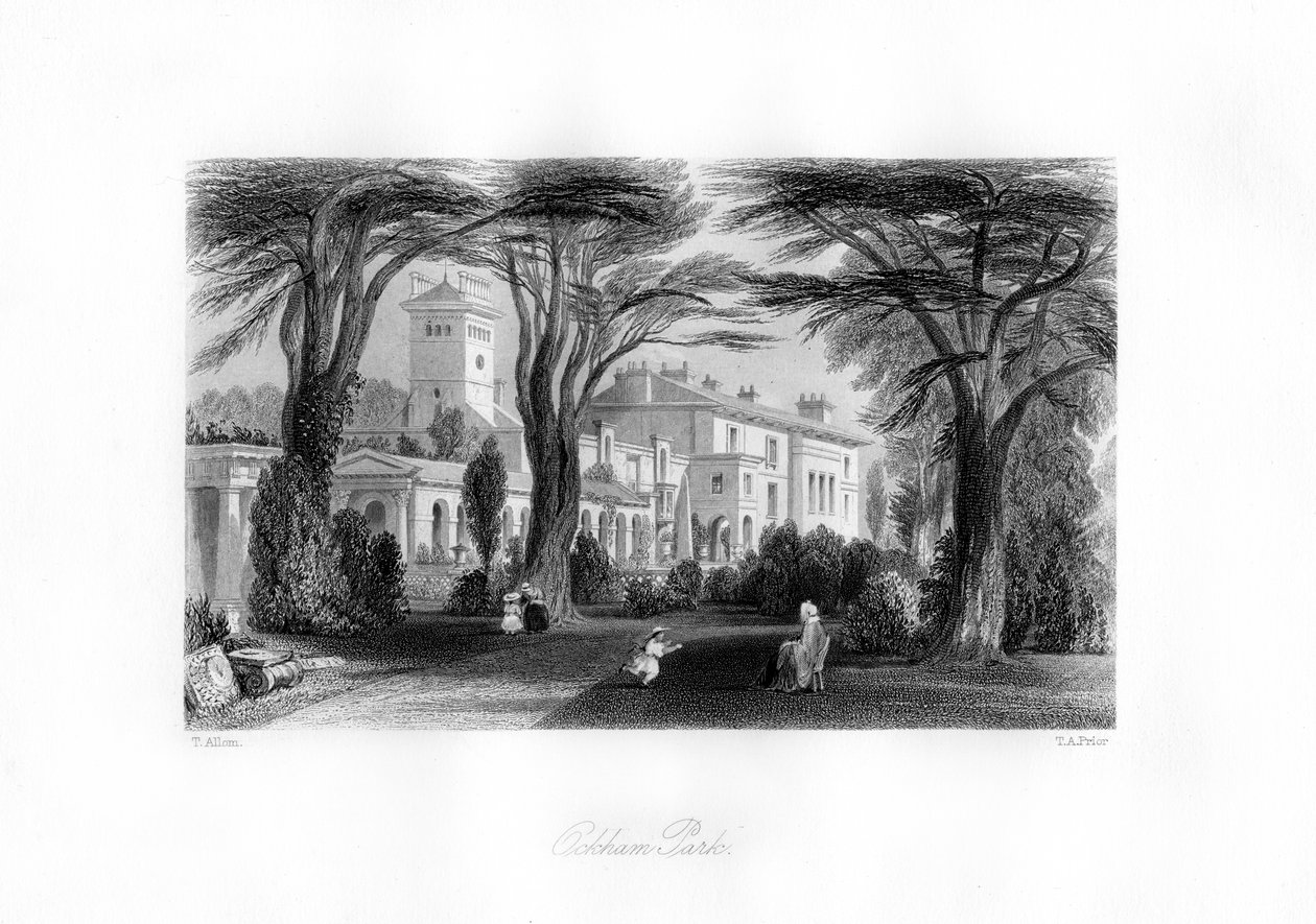 Parque Ockham, Surrey, siglo XIX de Thomas Abel Prior