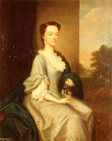 Retrato de Hannah Suckling de Thomas Bardwell