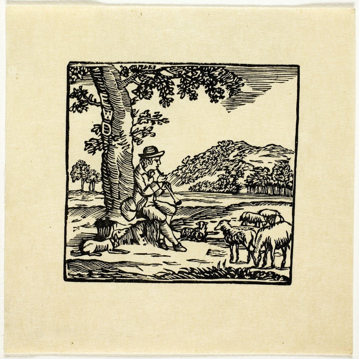 Ilustración de libro de Thomas Bewick