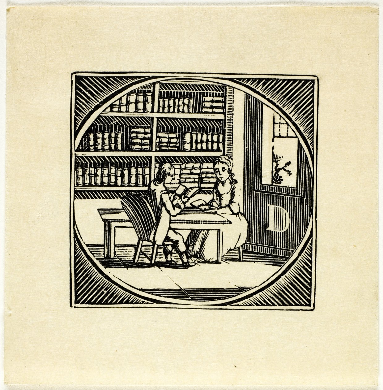 Ilustración de libro de Thomas Bewick