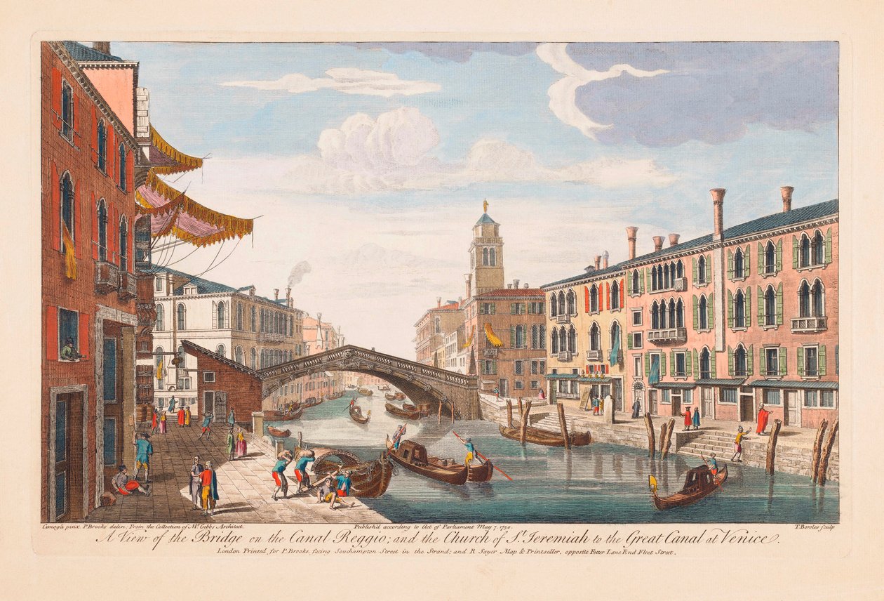 Venecia, Italia circa 1750 de Thomas Bowles