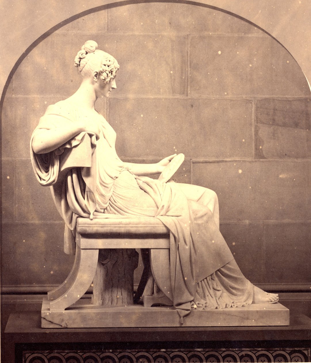 Estatua sentada de Pauline Borghese (mármol) de Thomas Campbell