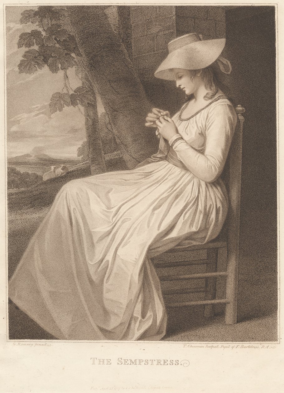 Lady Hamilton como La Sempstress de Thomas Cheesman