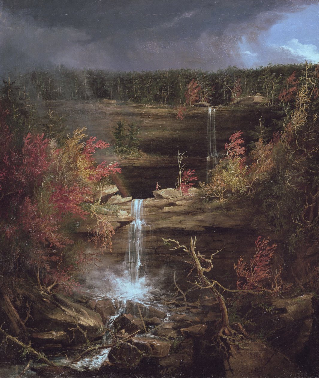 Cataratas Kaaterskill, 1826 de Thomas Cole