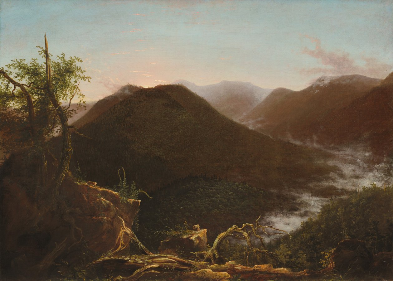 Amanecer en los Catskills de Thomas Cole