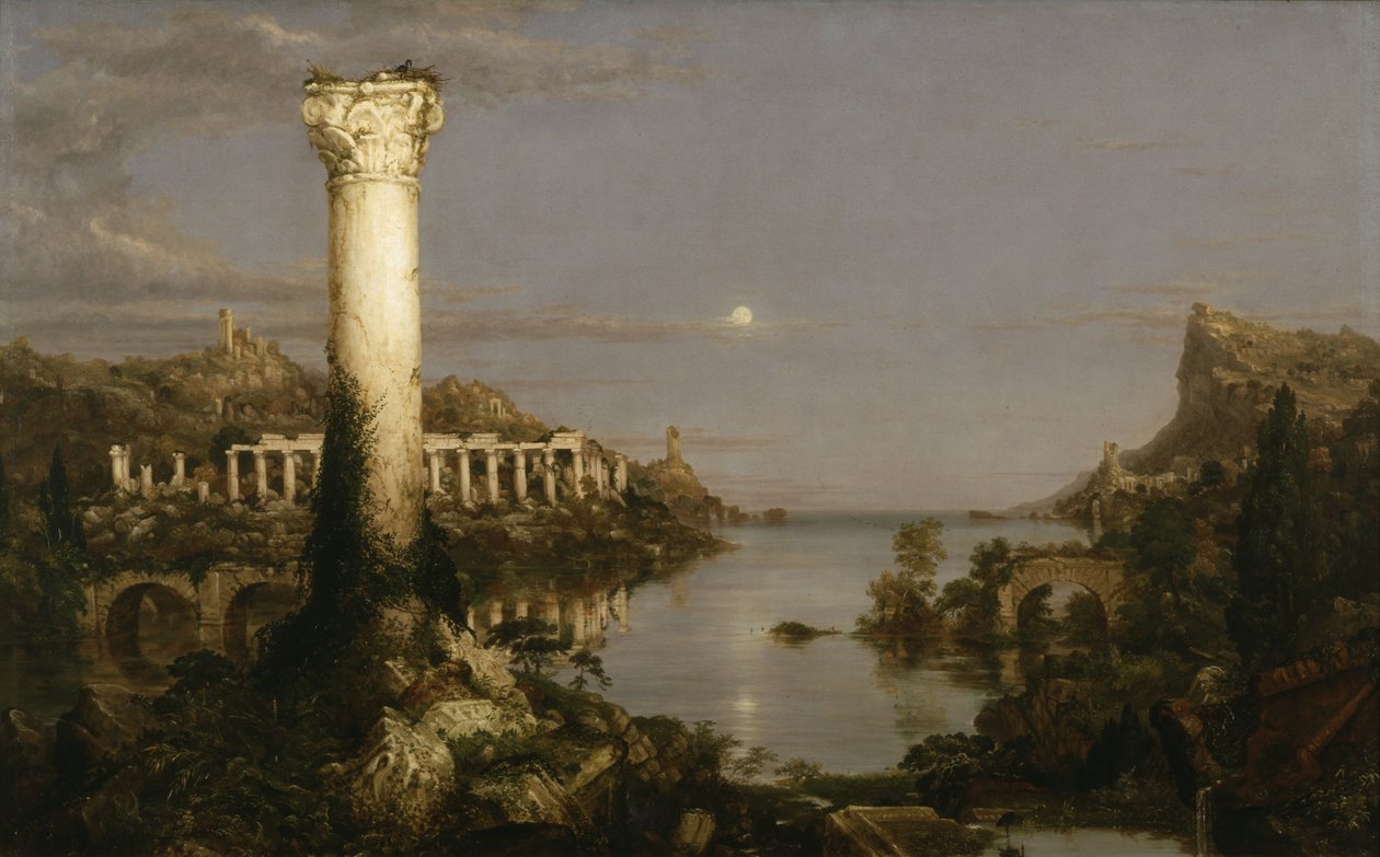 El curso del imperio: Desolación de Thomas Cole