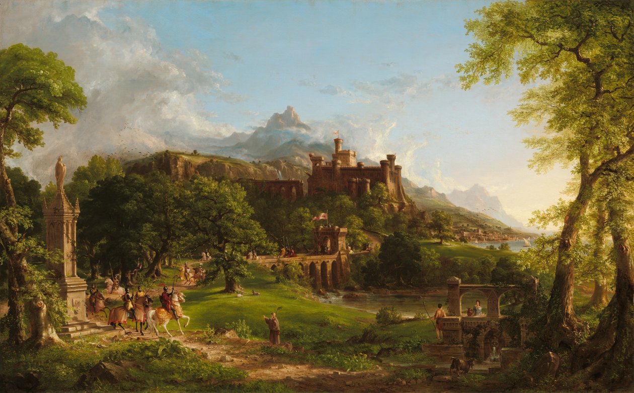 La partida, 1837 de Thomas Cole