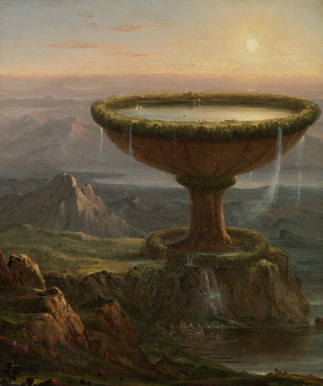 La Copa del Titán, 1833 de Thomas Cole