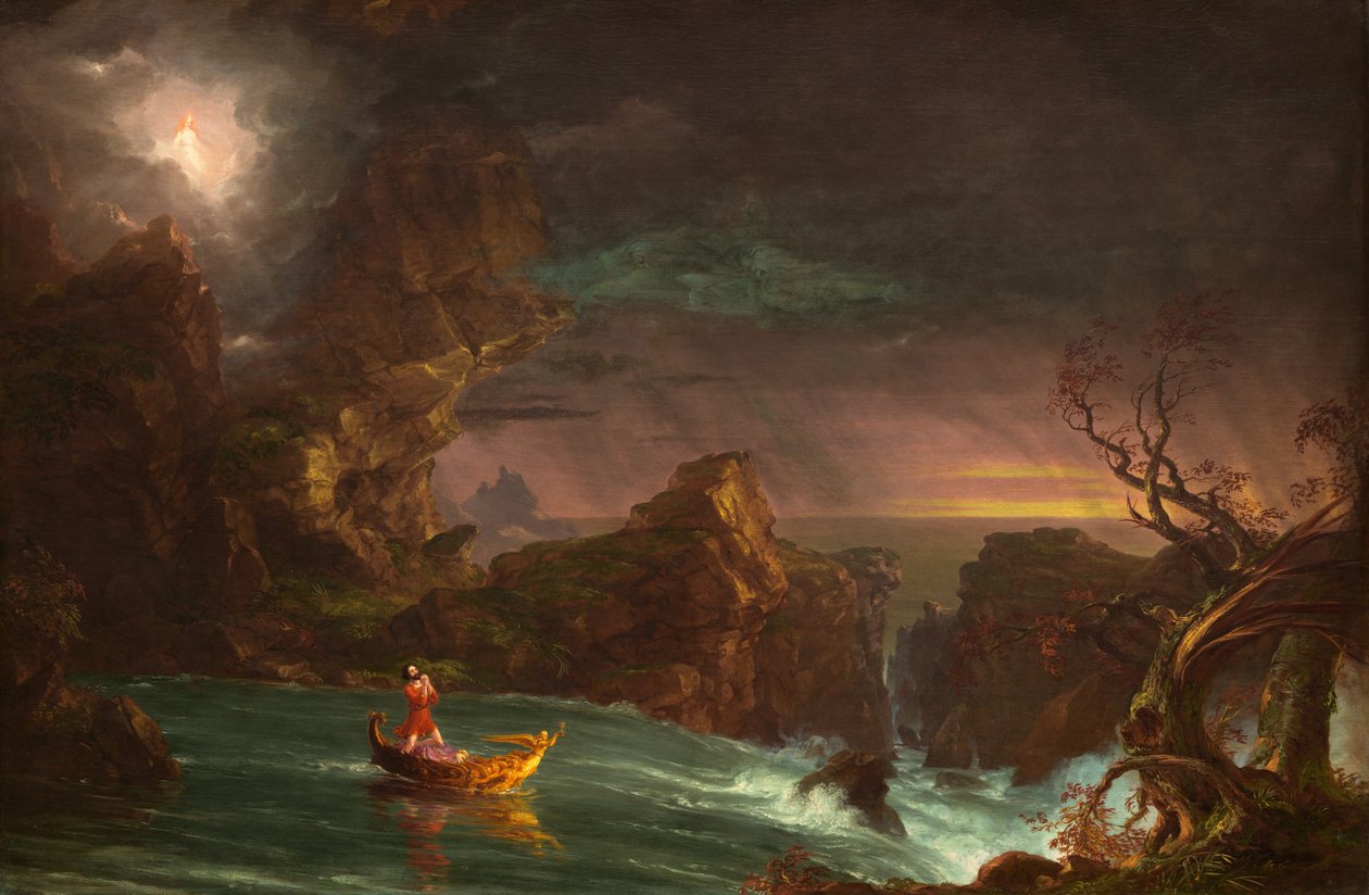 El viaje de la vida: la madurez, 1842 de Thomas Cole