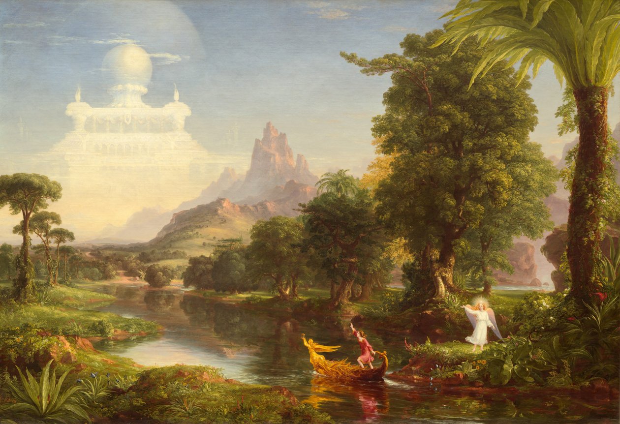 El viaje de la vida: Juventud, 1842 de Thomas Cole