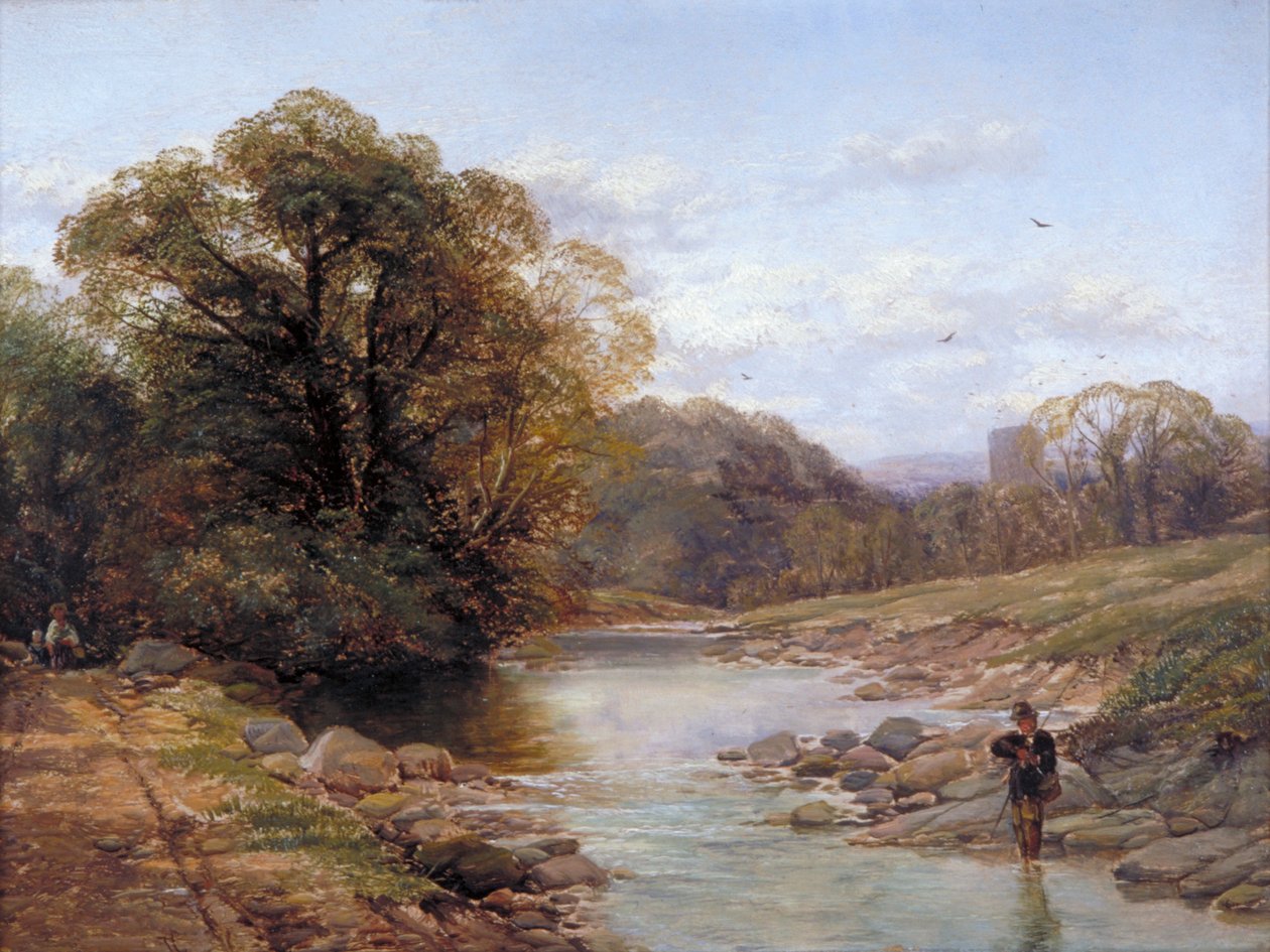 Un Arroyo Silvestre de Thomas Creswick