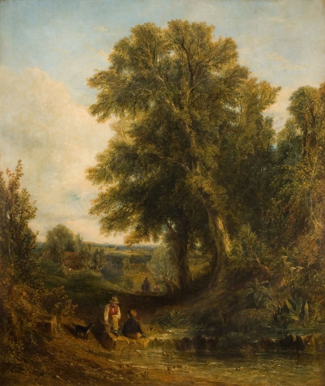 Paisaje inglés, 1829 de Thomas Creswick
