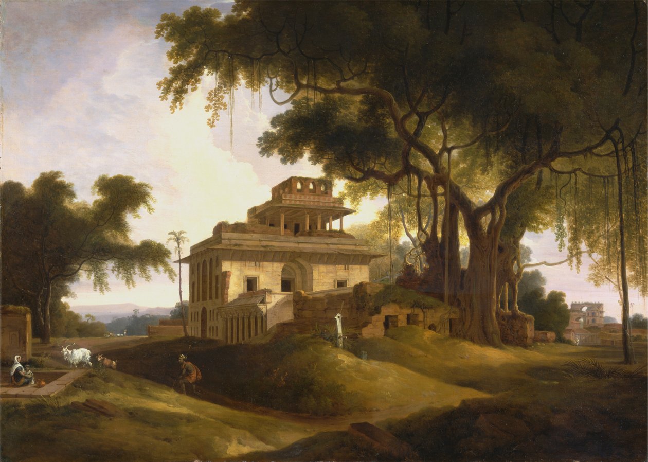 Ruinas del Naurattan, Sasaram, Bihar de Thomas Daniell