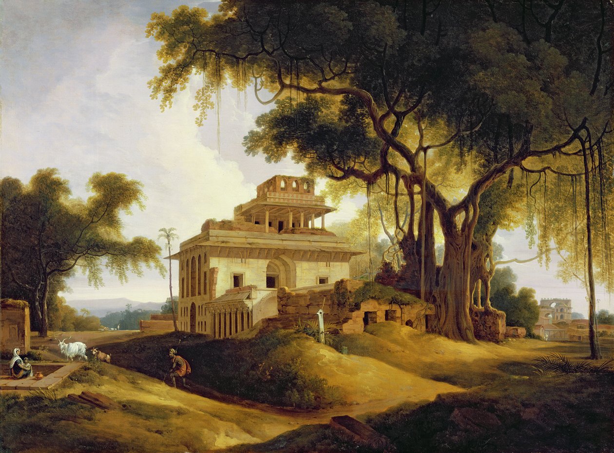 Ruinas del Naurattan, Sasaram, Bihar de Thomas Daniell
