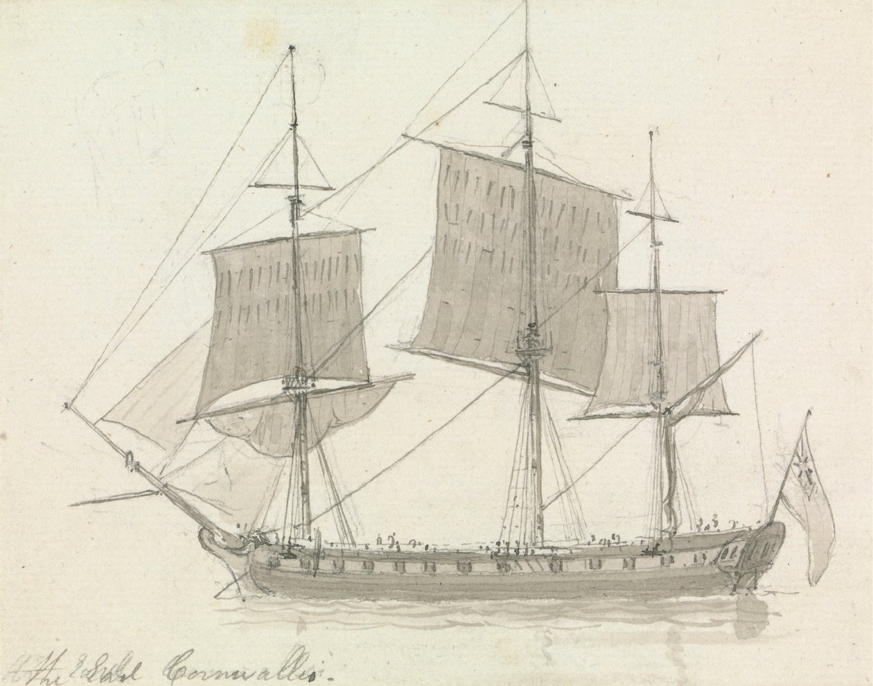 Barco, "The Earl Cornwallis de Thomas Daniell