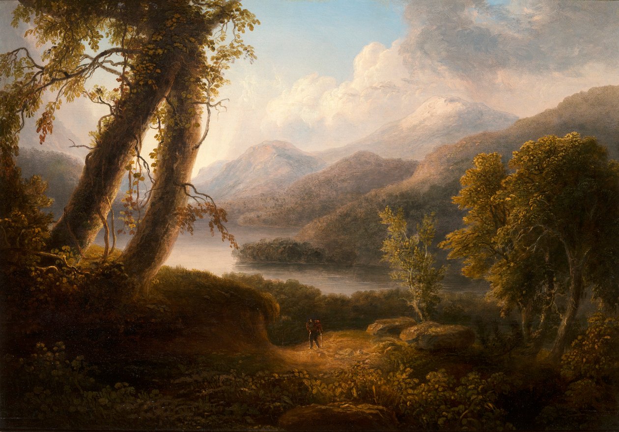 Paisaje (óleo sobre lienzo) de Thomas Doughty