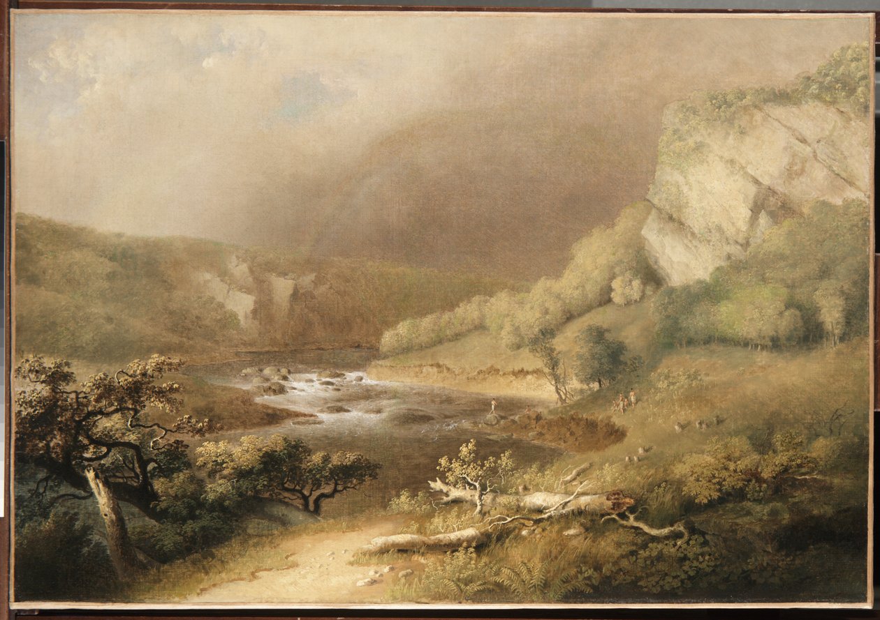 Rápidos del río, 1825 de Thomas Doughty