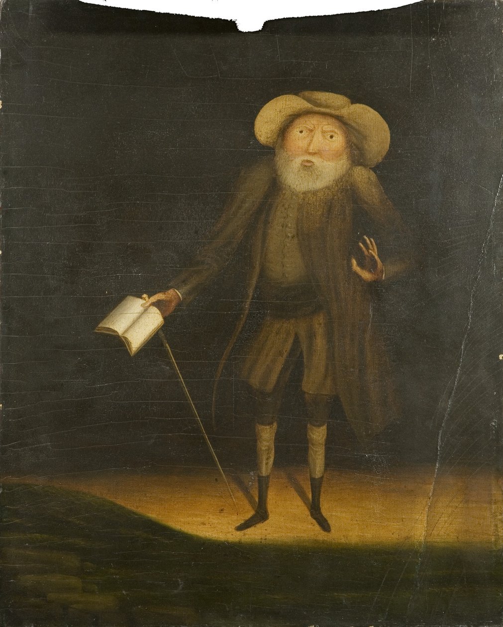 Retrato de Benjamin Lay de Thomas Dr Pole