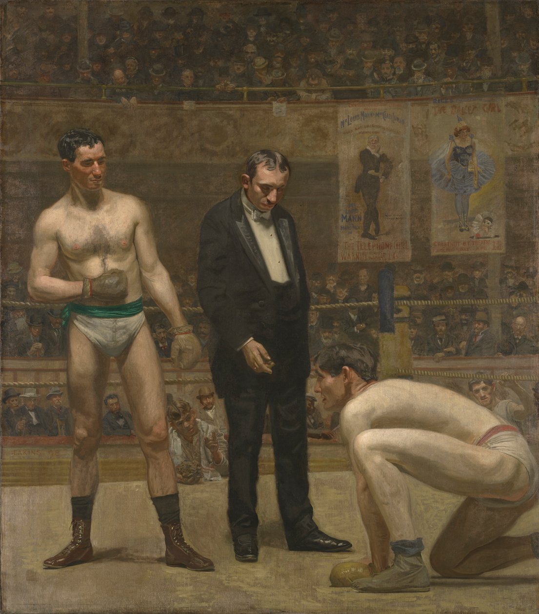 tomando la cuenta de Thomas Eakins