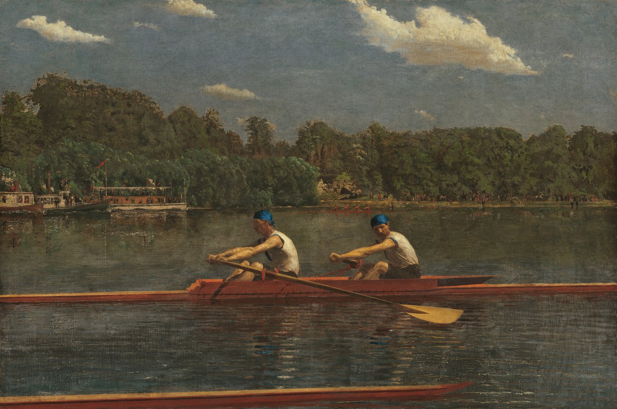 Los hermanos Biglin compitiendo de Thomas Eakins