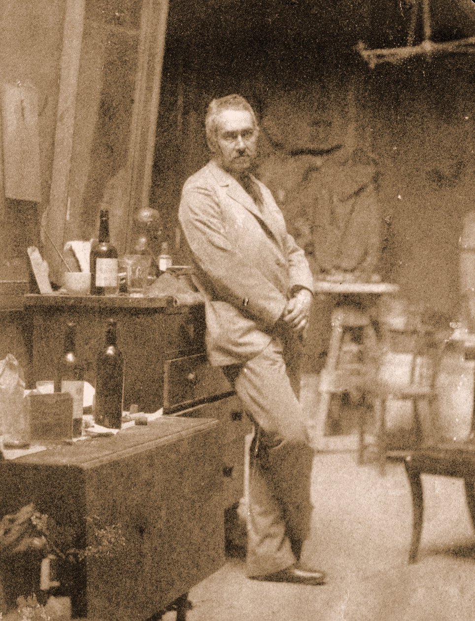 Thomas Eakins en su estudio, 1889 de Thomas Eakins
