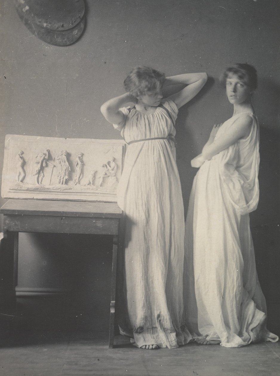 Dos Alumnos con Vestimenta Griega de Thomas Eakins