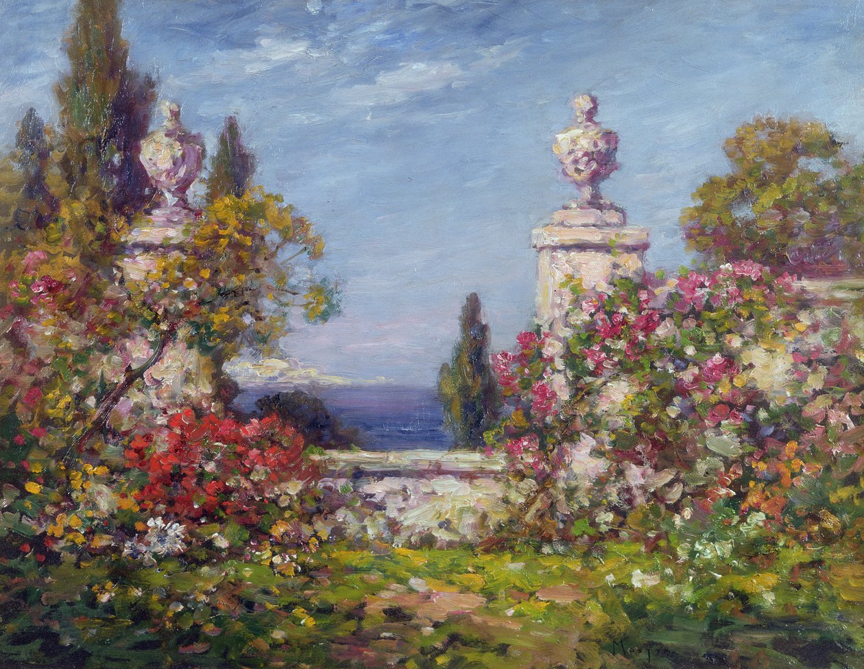 Un Jardín Mediterráneo de Thomas Edwin Mostyn