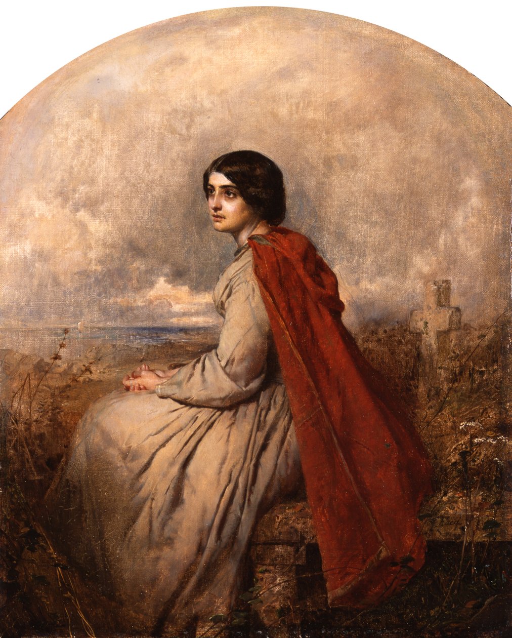 Evangeline (óleo sobre lienzo) de Thomas Faed