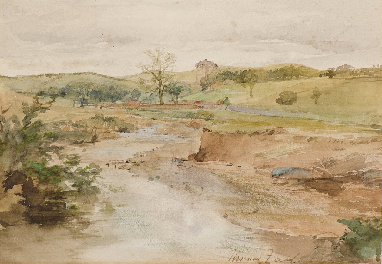 El viejo castillo de Thomas Faed