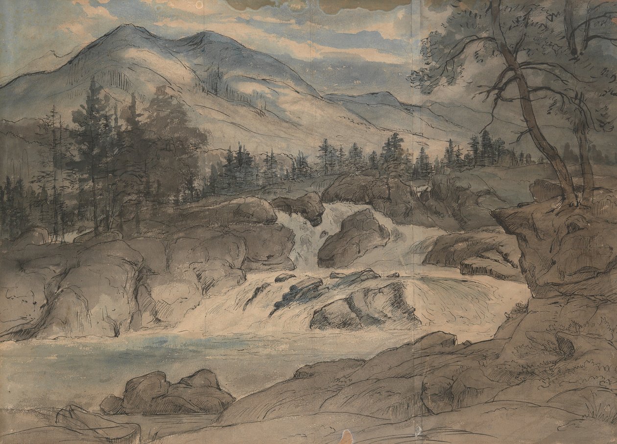 Las cataratas de Labro de Thomas Fearnley