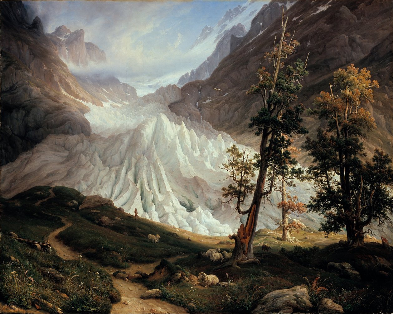 El glaciar inferior de Grindelwald de Thomas Fearnley