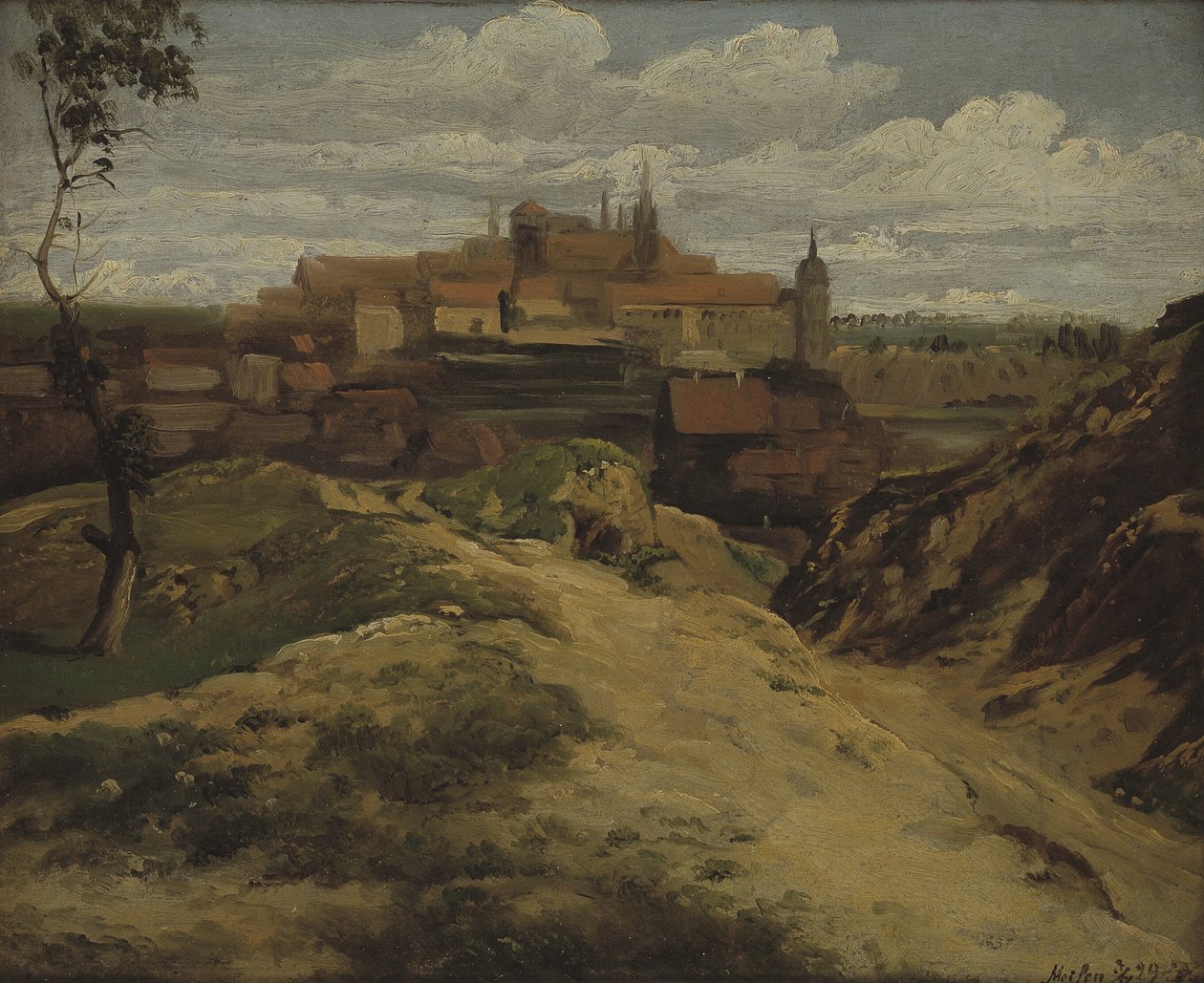Vista de Meissen de Thomas Fearnley