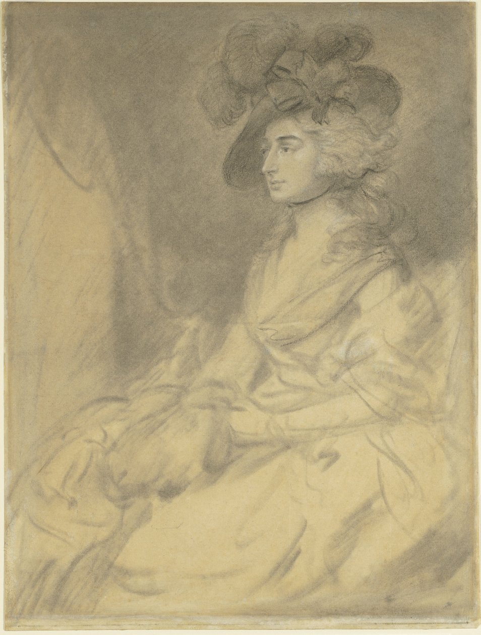 Mrs. Sarah Siddons de Thomas Gainsborough