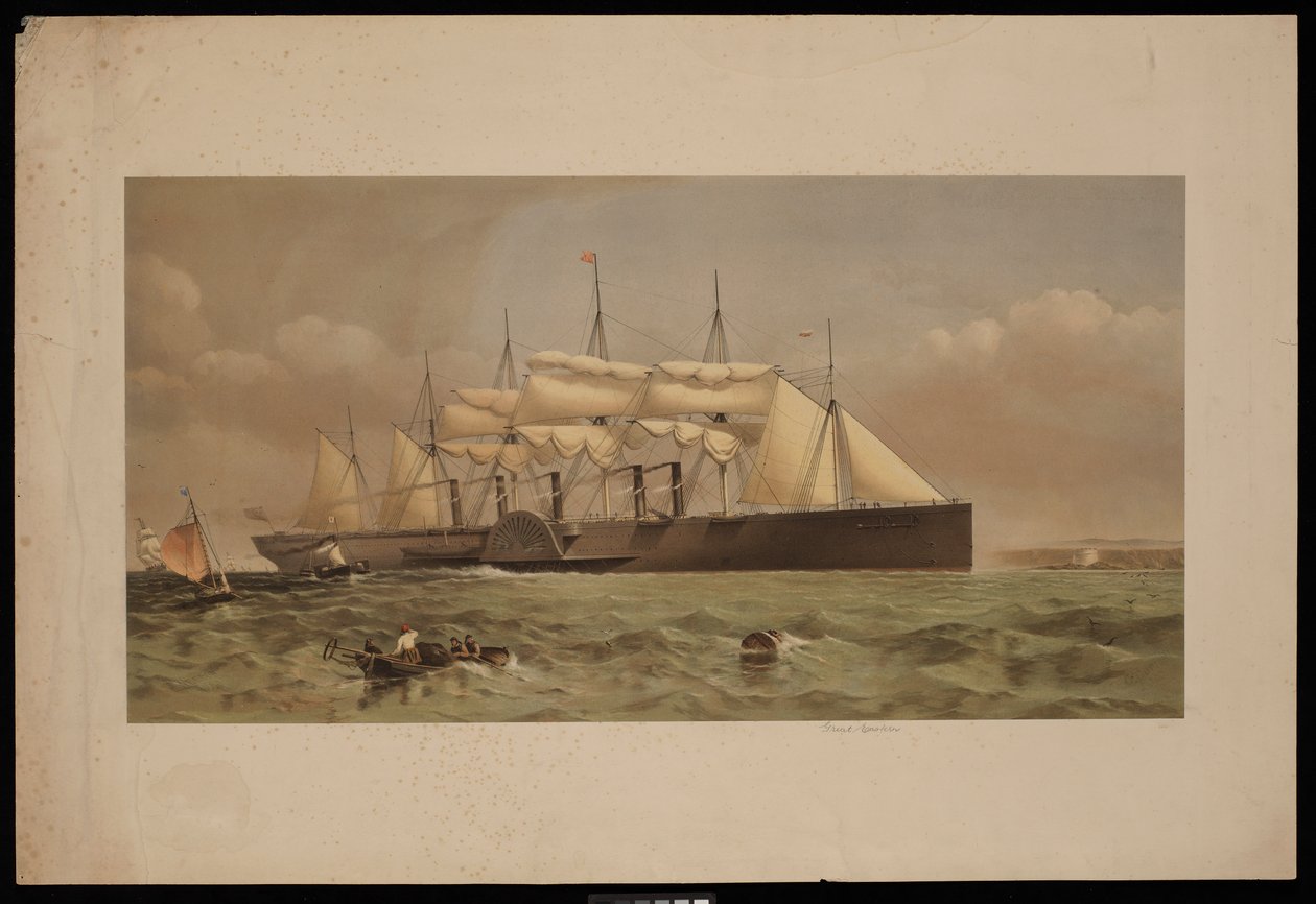 Barco de vapor Great Eastern de Thomas Goldsworth Dutton