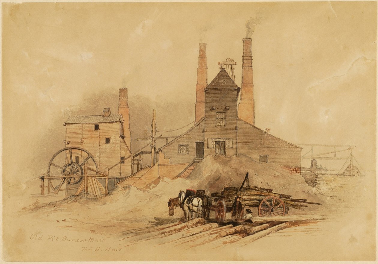 Old Pit, Burdon Main de Thomas H. Hair