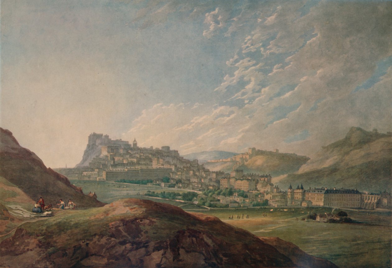 Edimburgo desde Arthurs Seat, 1778, 1935 de Thomas Hearne