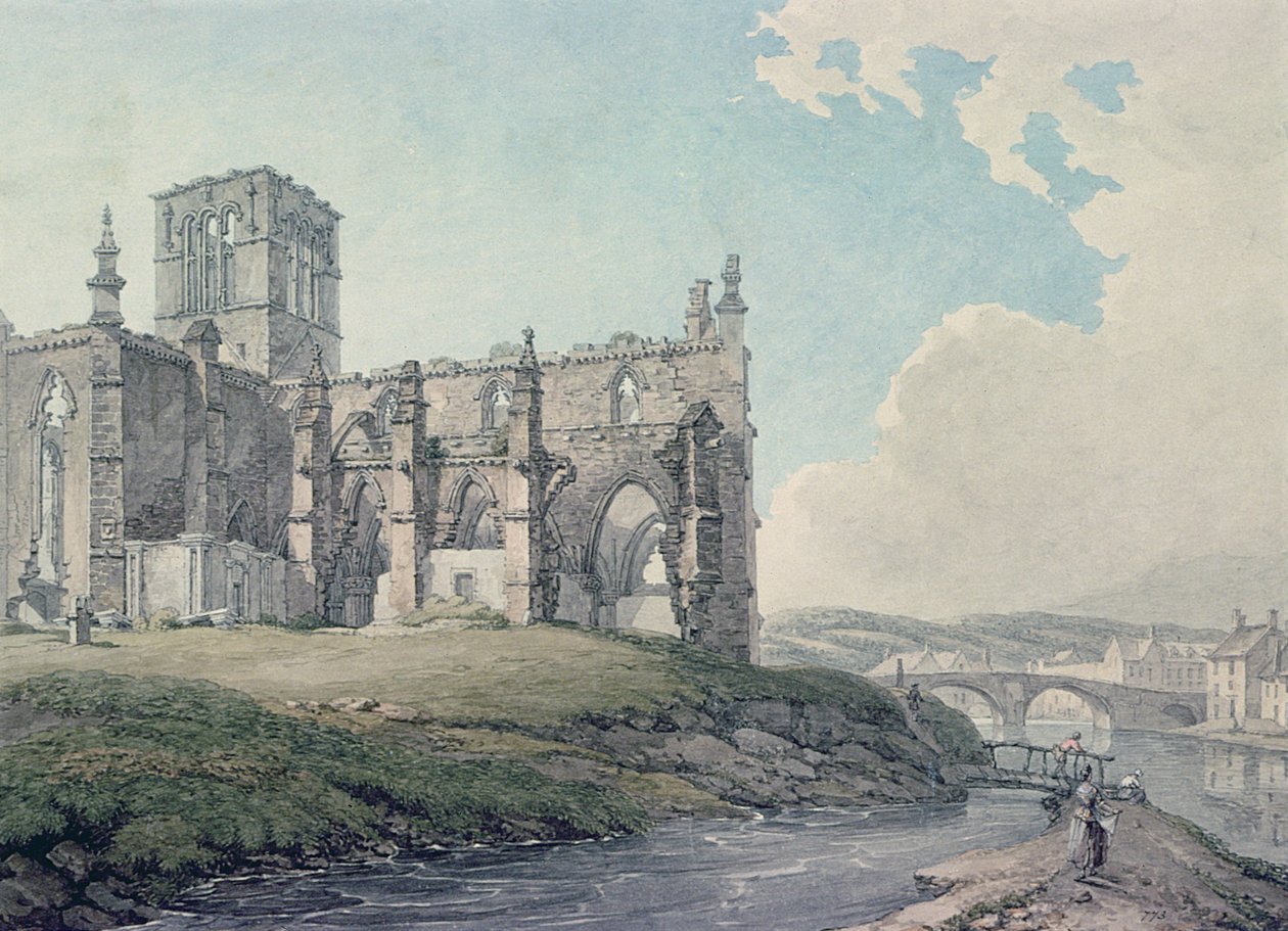 Iglesia Prior, Haddington, 1786 de Thomas Hearne