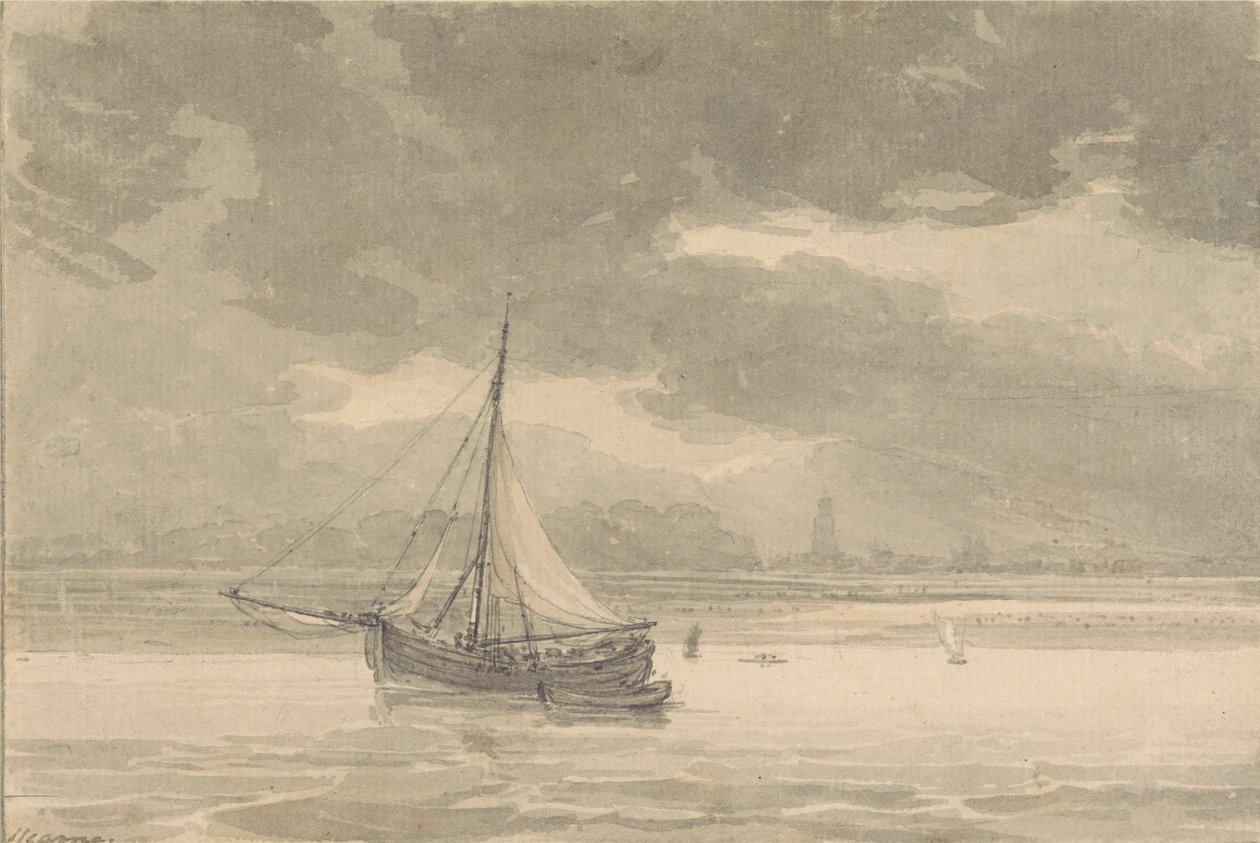 El Támesis desde el Ship Inn, Greenwich de Thomas Hearne