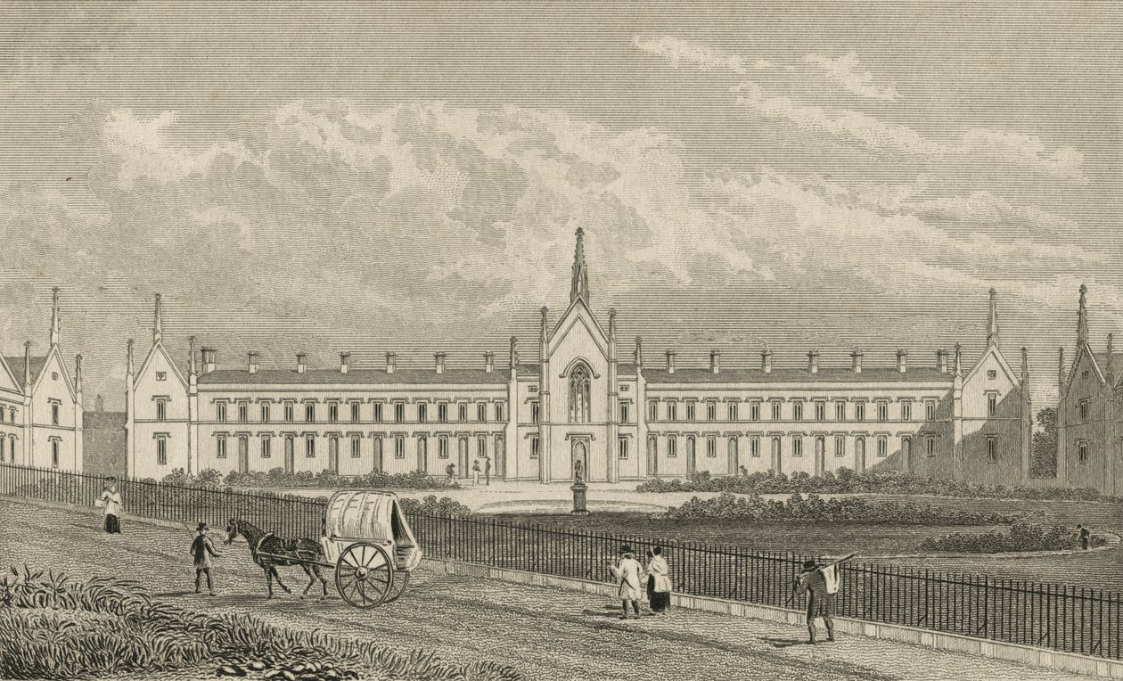 Asilos de Whittington en Highgate, 1827 de Thomas Hosmer Shepherd