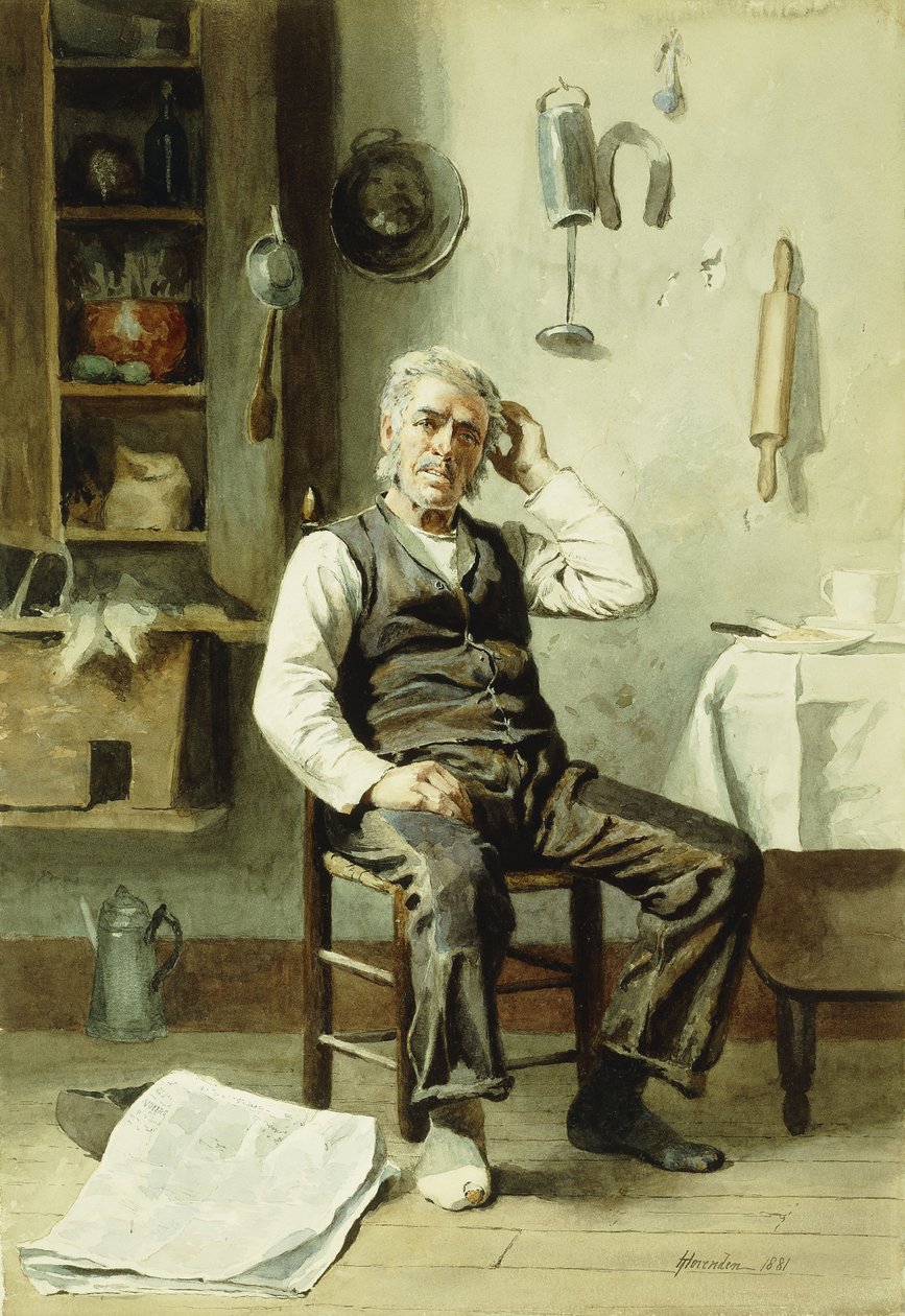 Confundido, 1881 de Thomas Hovenden