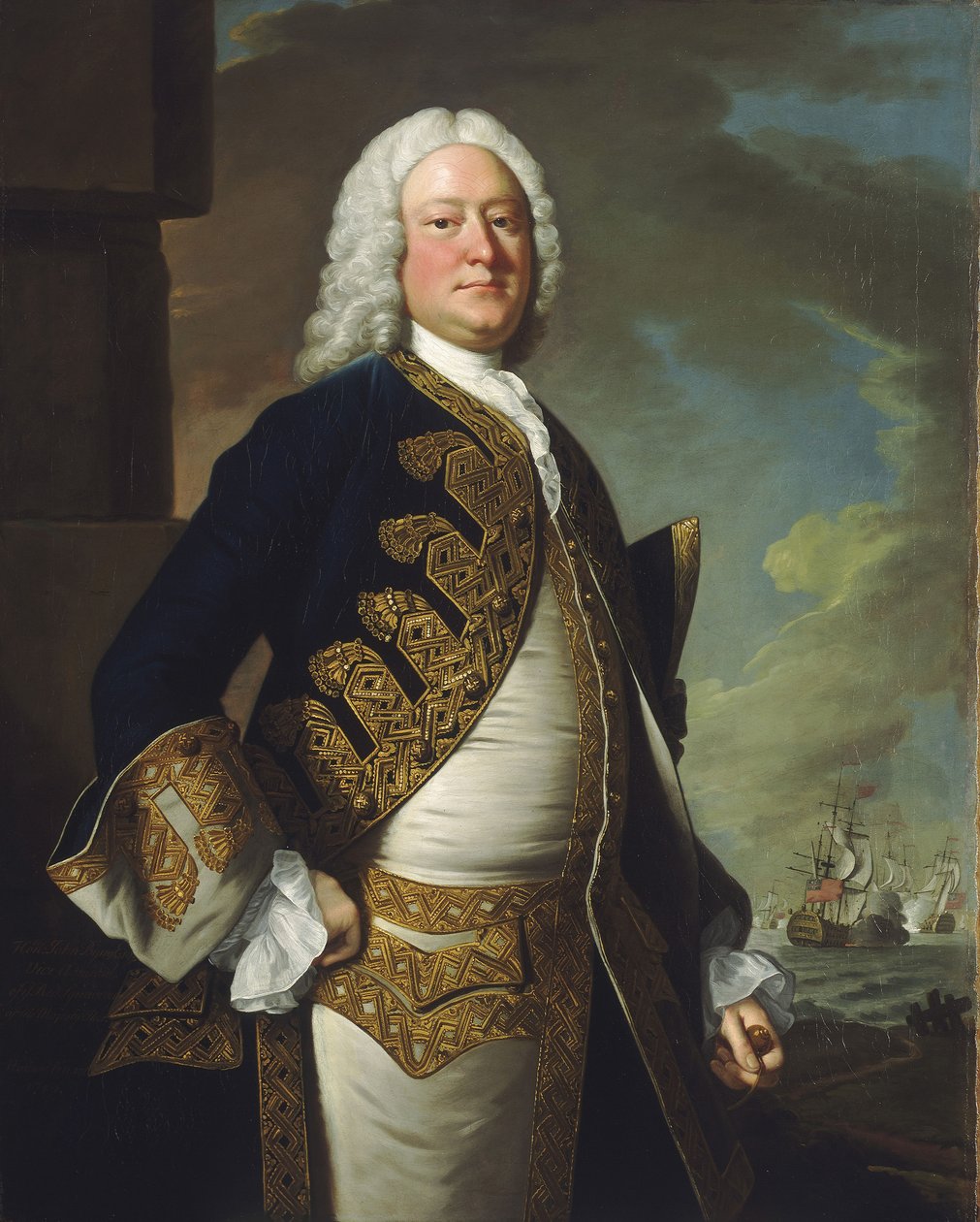 Almirante John Byng (1704-1757) de Thomas Hudson