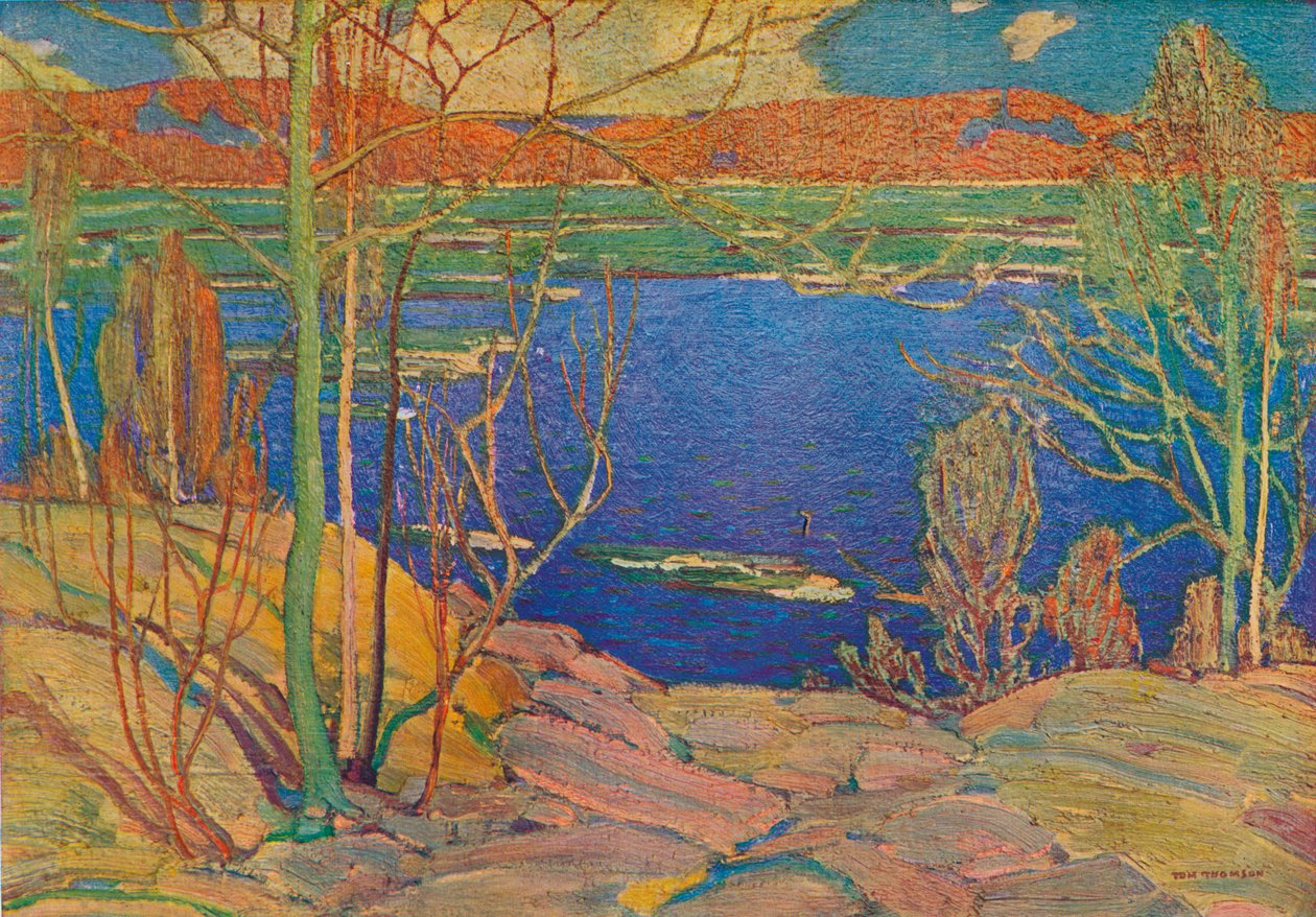 Hielo de primavera, 1916, 1937 de Tom Thomson