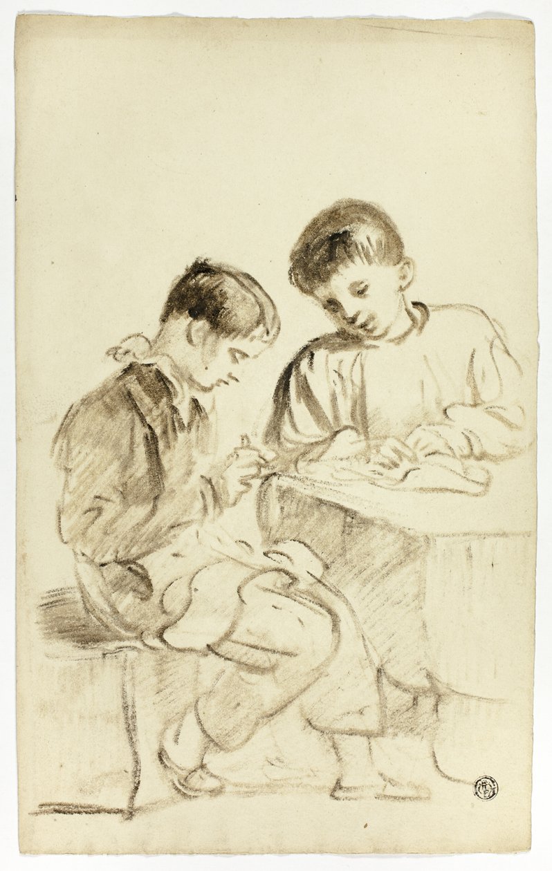 Dos escolares de Thomas Jones Barker