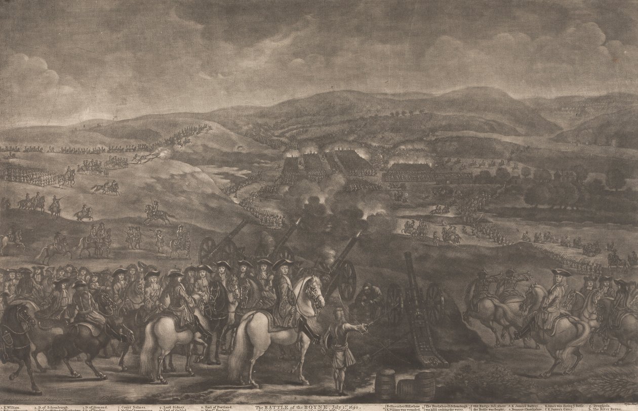 Batalla del Boyne, 1 de julio de 1690 de Thomas Kitchin