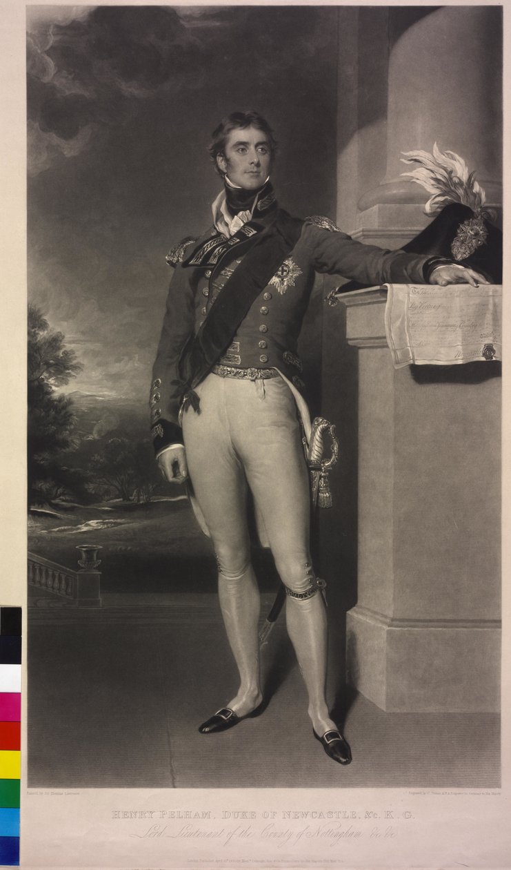 4º Duque de Newcastle-under-Lyne Pelham-Clinton de Thomas Lawrence