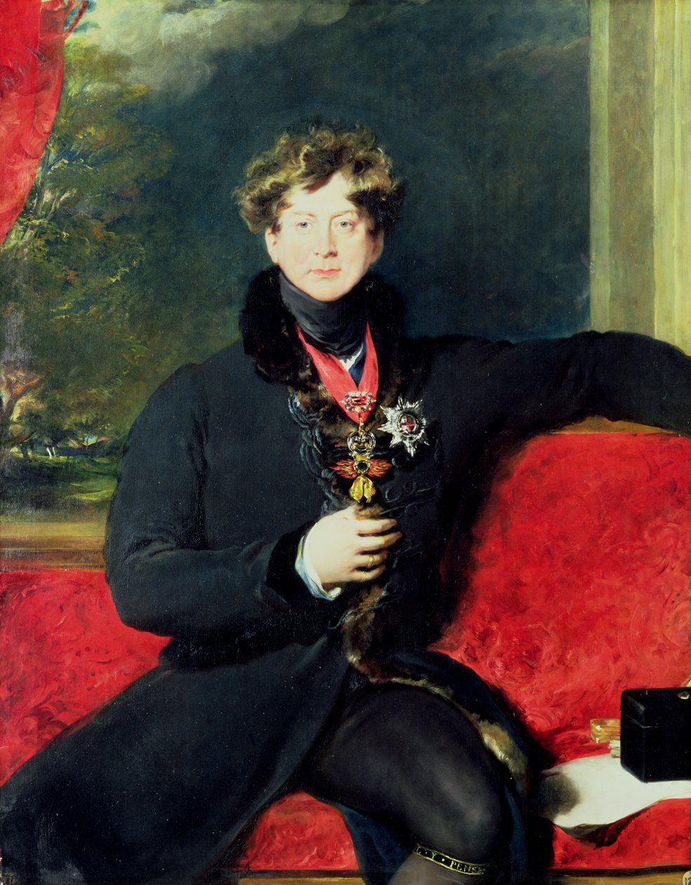 Retrato del Rey Jorge IV de Thomas Lawrence
